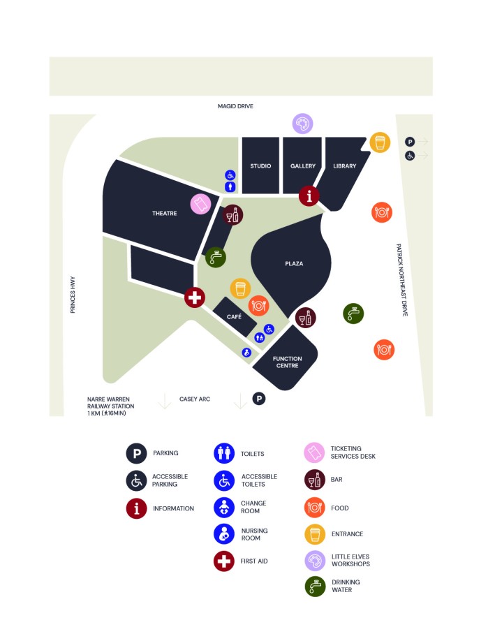 Twilight Christmas Market Site Map 2024