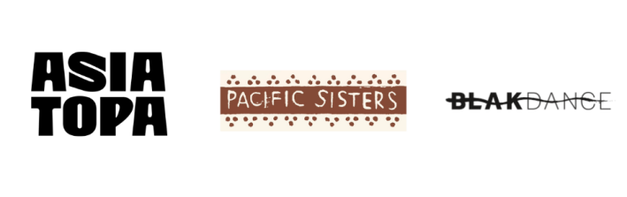 asiatopa pacific sisters blakdance logos